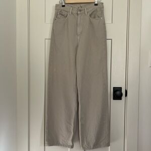 Levi’s Premium Gray High Rise Wide Leg